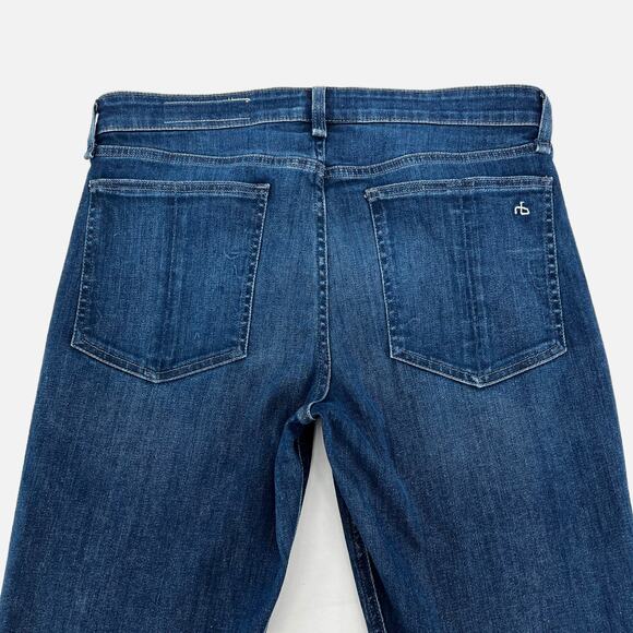 rag & bone Cate Mid-Rise Skinny Ankle Jeans Desert Rose sz 32 x 30 - Picture 12 of 15